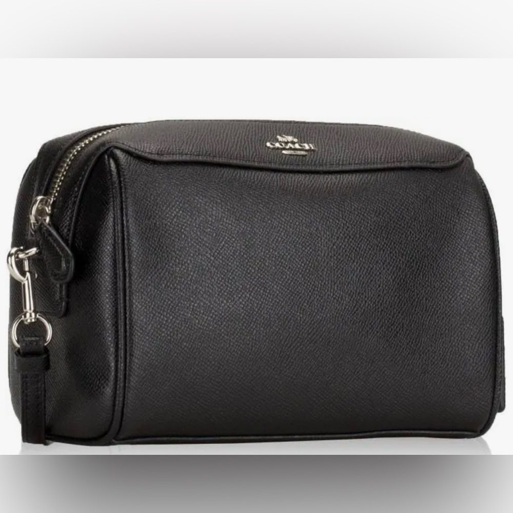 Coach Bennett Leather Crossbody purse - silver accents